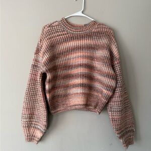 Alter’d State Cozy Multi-Tone Stripe Knit Sweater